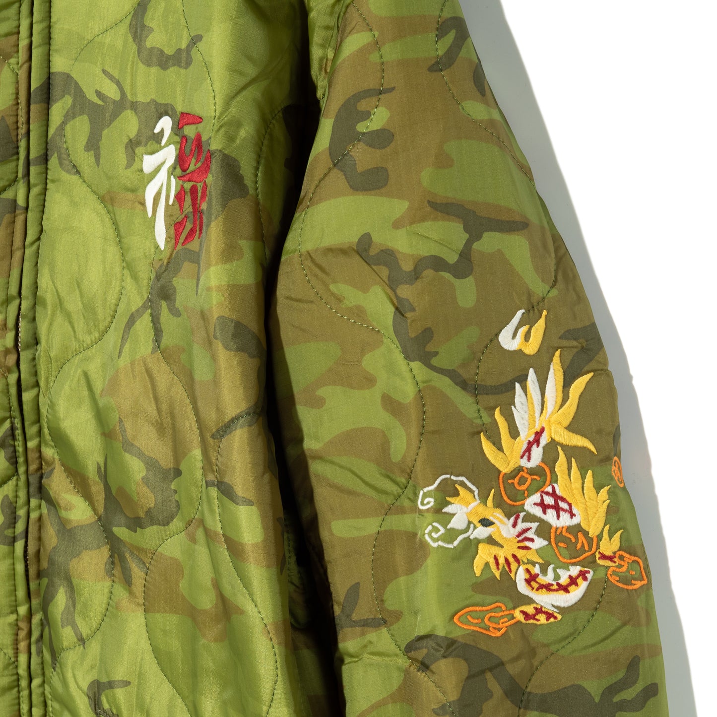 Houston US Military Style Vietnam Dragon Quilted Jacket