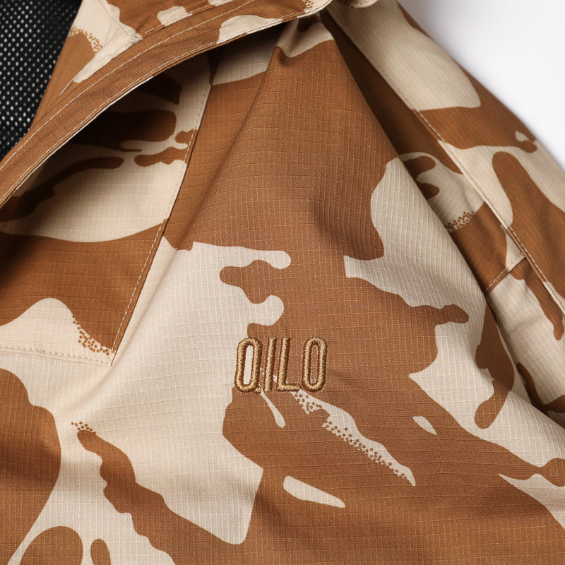 Qilo Retro Windbreaker Hoodie Jacket