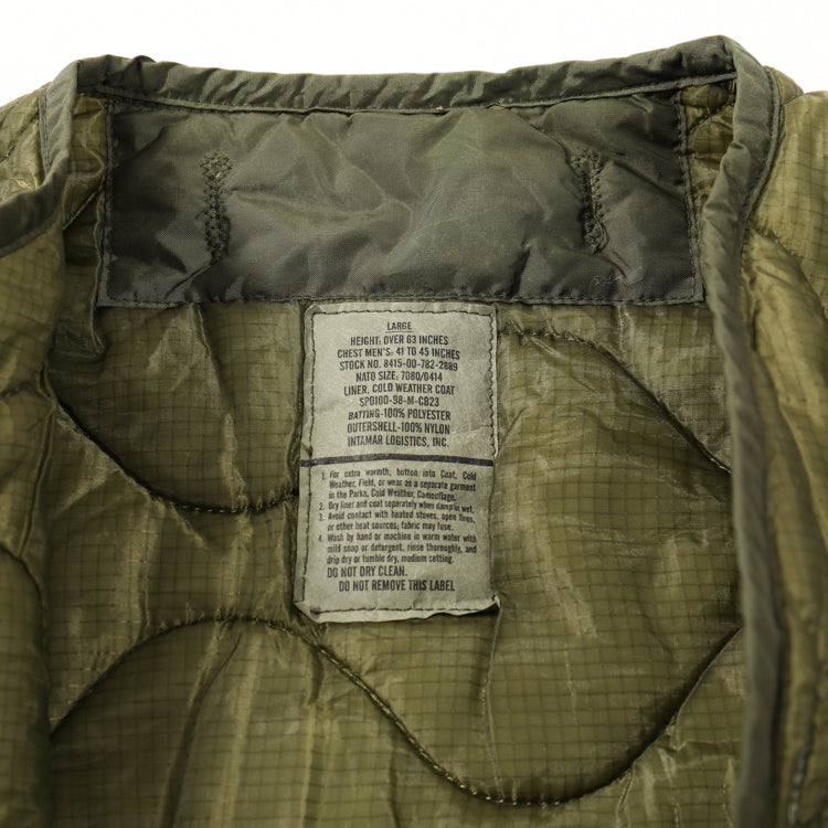 US Army M65 Cold Weather Coat Liner