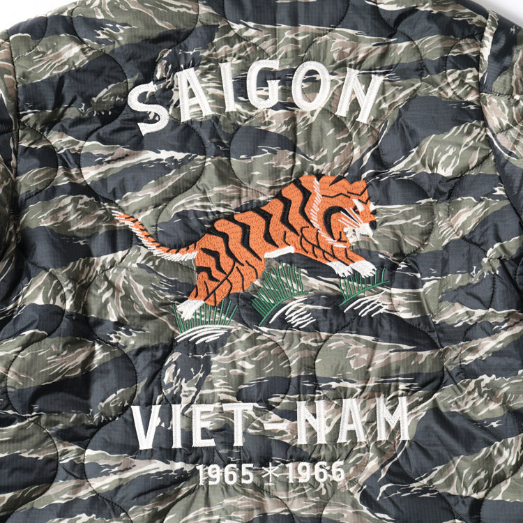 Houston Nylon Vietnam Tiger Quilted Jacket