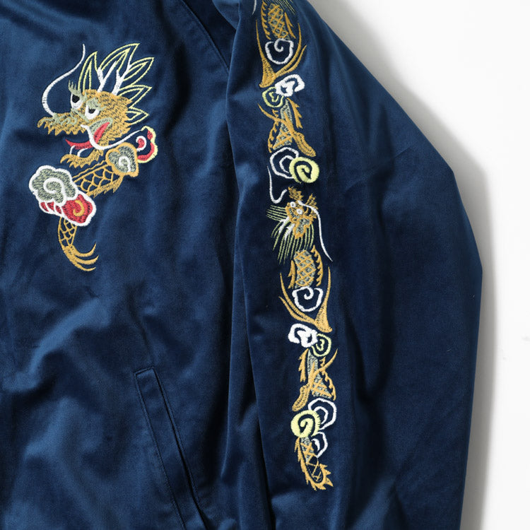 Houston Velveteen Souvenir Dragon Tiger Jacket