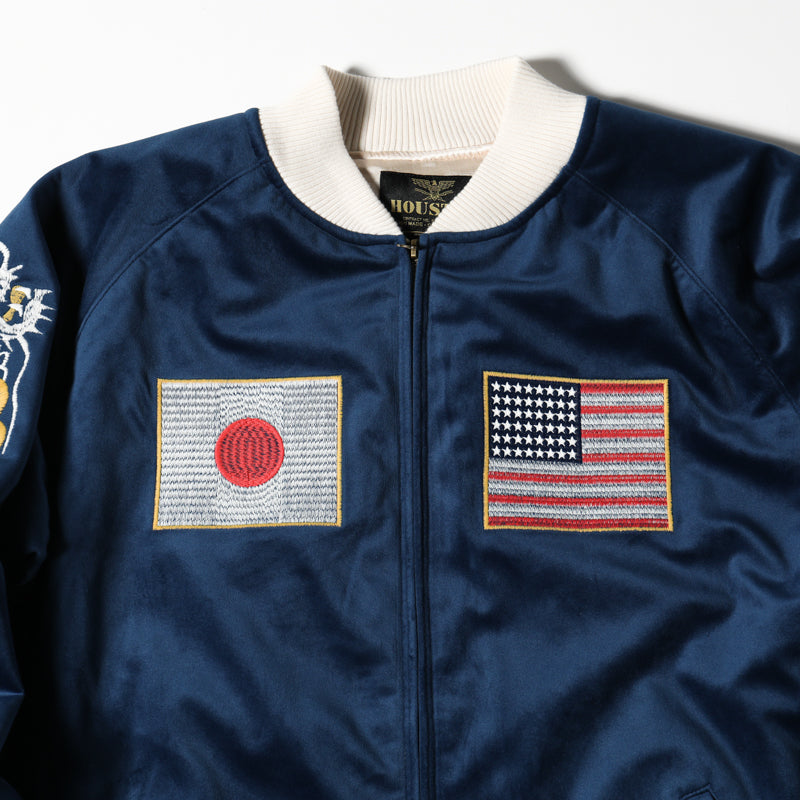 Houston Velveteen National Flag Souvenir Jacket