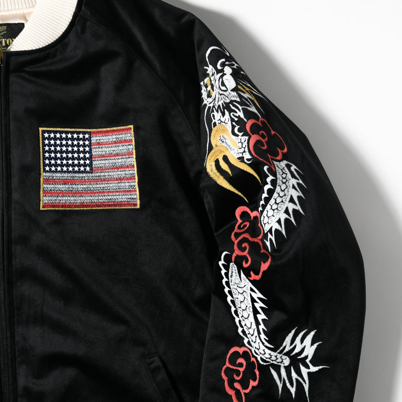 Houston Velveteen National Flag Souvenir Jacket