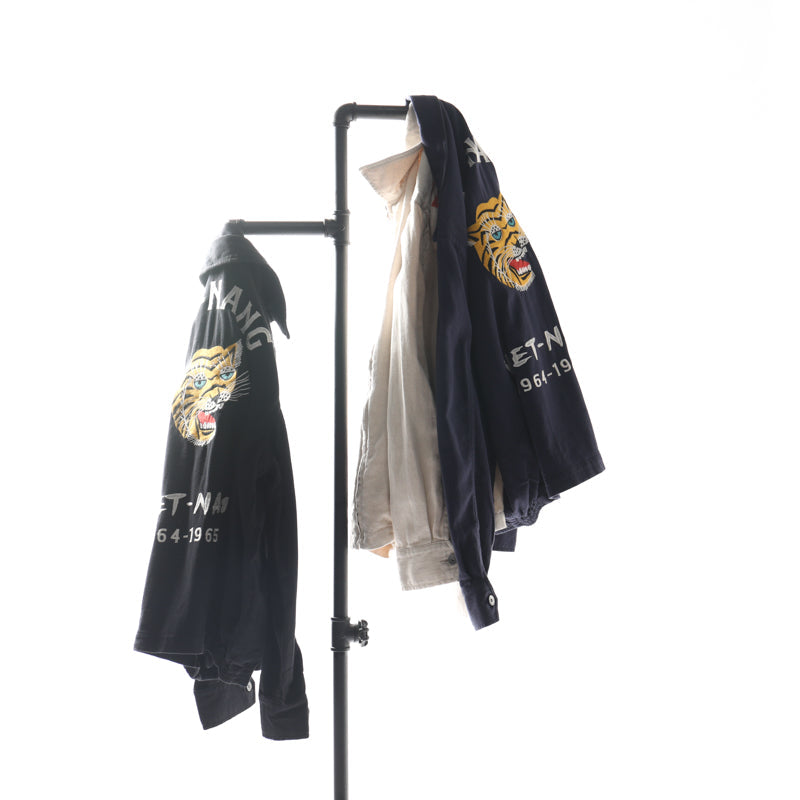 Houston Cotton Linen Vietnam Skull Tiger Jacket