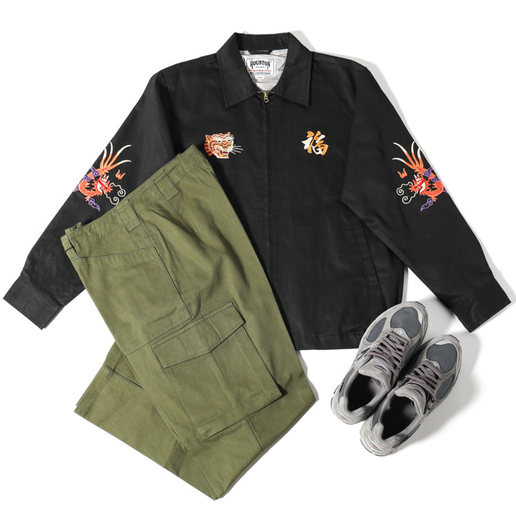 Houston Austria Army Style Fatigue Cargo Pants