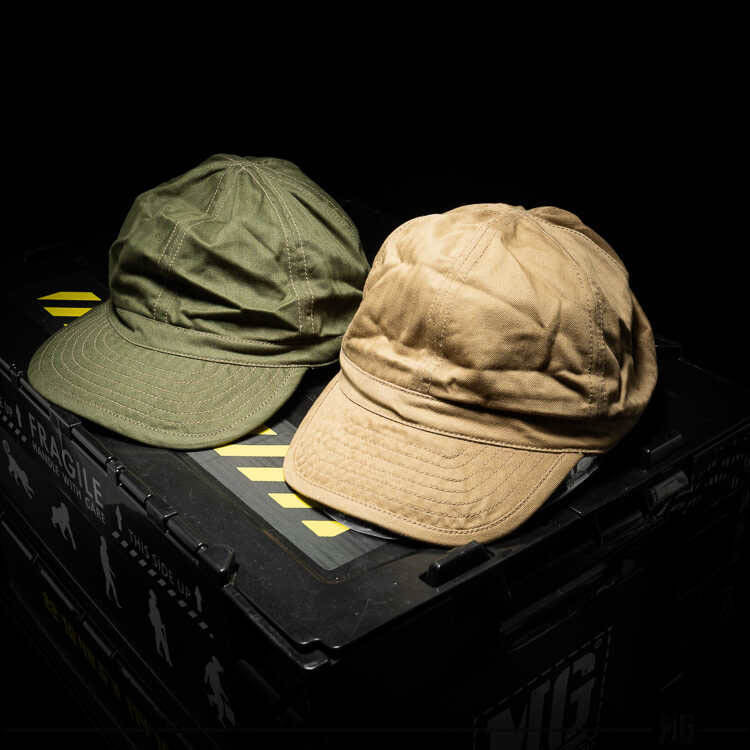 Houston USMC Style Herringbone Twill Hat Khaki / One Size (7103490097336)