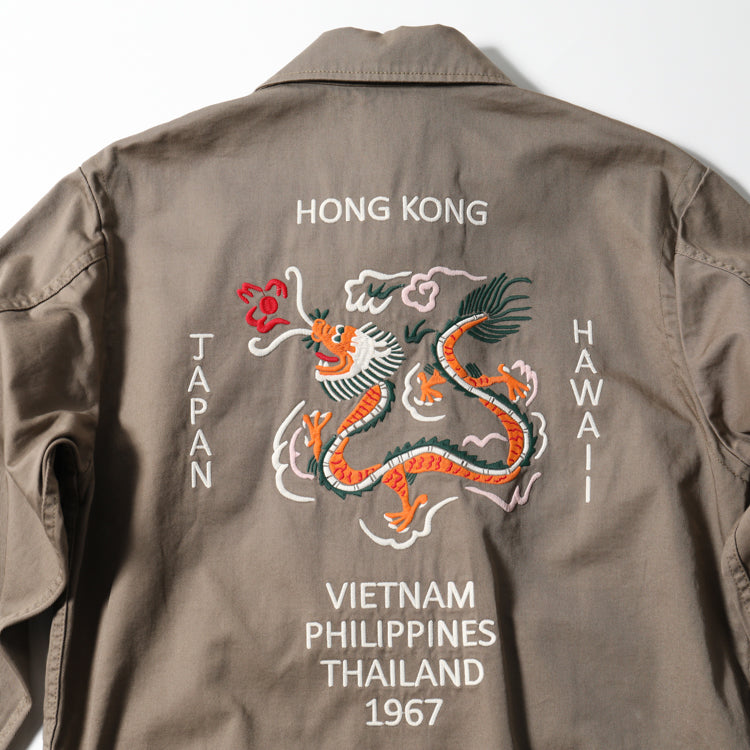Houston Cotton Hong Kong Dragon Ladies Jacket