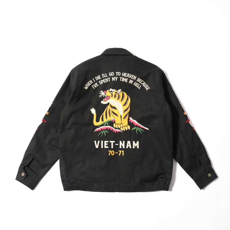 Houston Embroidery Vietnam Tiger Jacket