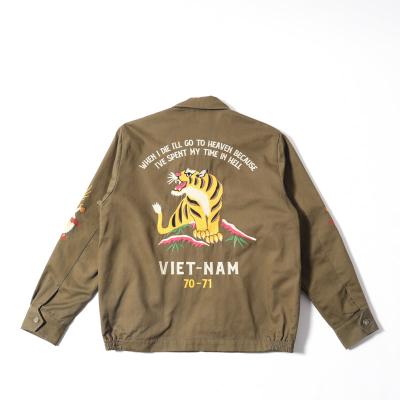 Houston Embroidery Vietnam Tiger Jacket