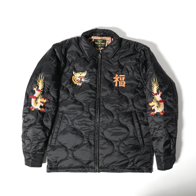 Houston Nylon Vietnam Tiger Quilted Jacket