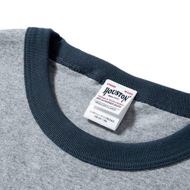 Houston Printed Ringer US Navy Tee