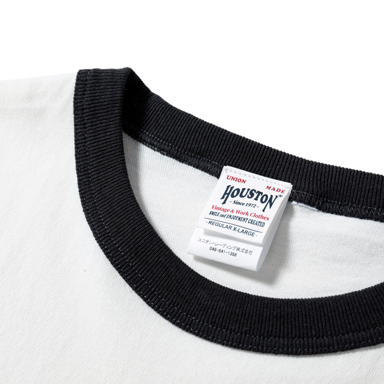 Houston Printed Ringer US Navy Tee