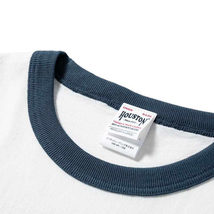 Houston Printed Ringer US Navy Tee