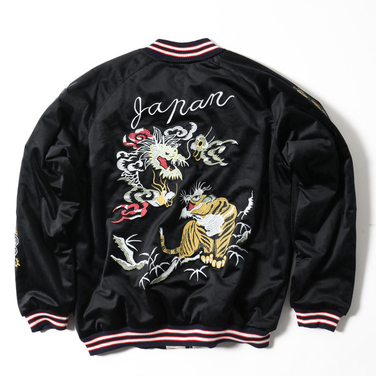 Houston Velveteen Dragon Tiger Souvenir Jacket