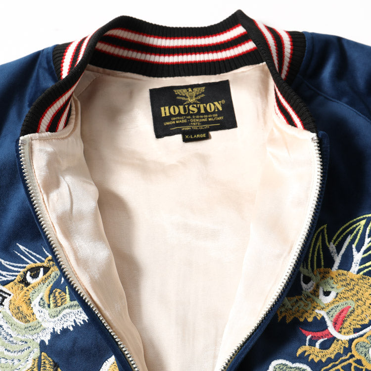 Houston Velveteen Dragon Tiger Souvenir Jacket