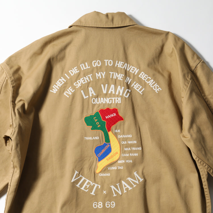 Houston Vietnam Map Hell Ladies Jacket