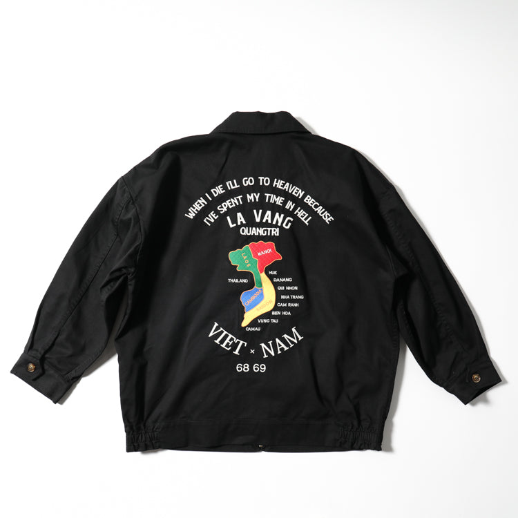 Houston Vietnam Map Hell Ladies Jacket