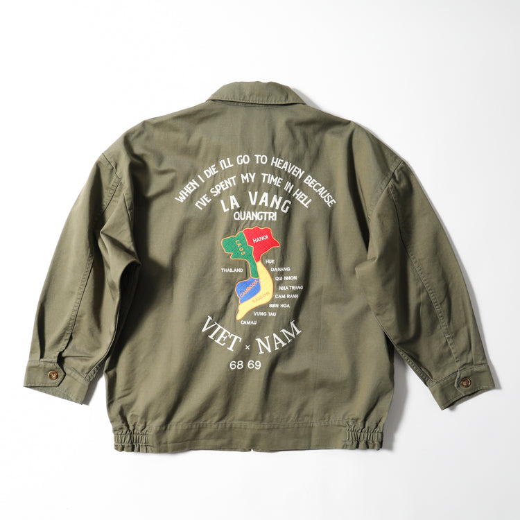 Houston Vietnam Map Hell Ladies Jacket