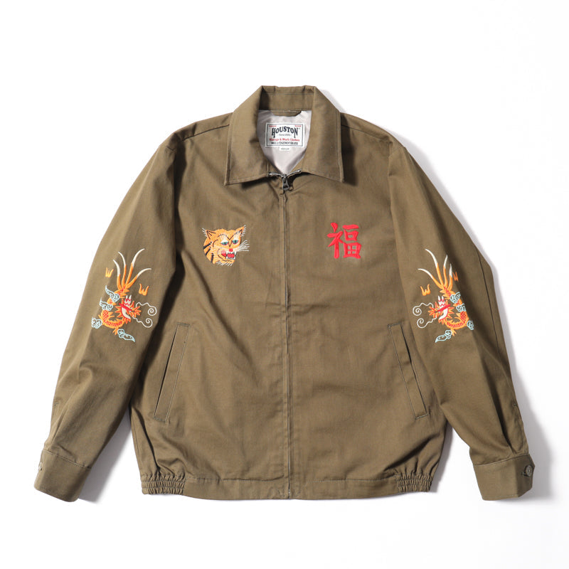 Houston Vietnam Tiger & Dragon Map Jacket
