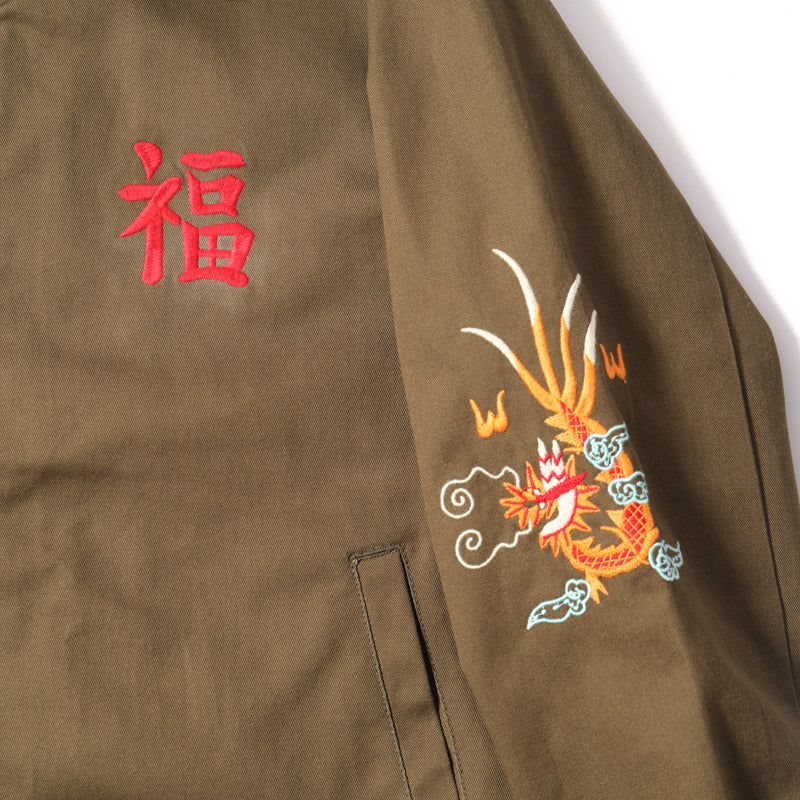 Houston Vietnam Tiger & Dragon Map Jacket