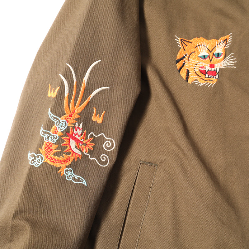 Houston Vietnam Tiger & Dragon Map Jacket