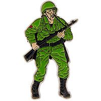 US Military Soldier Figure Pin