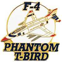 US Military F-4 Phantom Thunderbird Pin