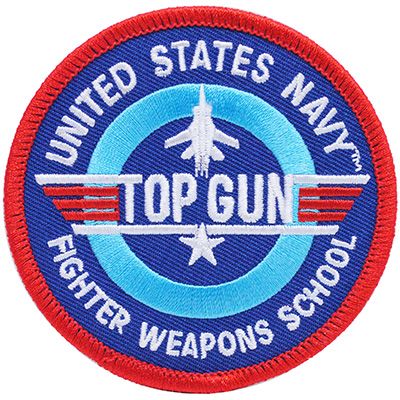 US Military Navy Top Gun Fighter Weapons School Patch