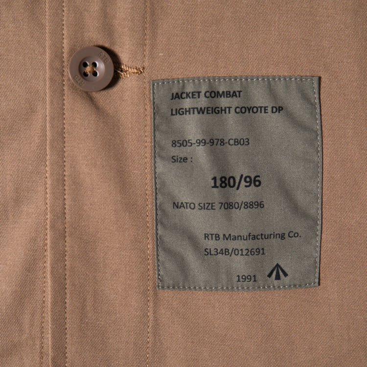 RTB Vintage 85 Pattern Lightweight Combat Jacket