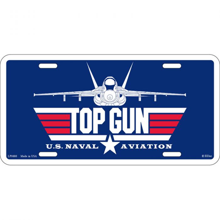US Military Navy Top Gun Plate
