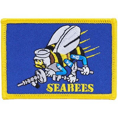 US Military Naval Seabees Flag Patch