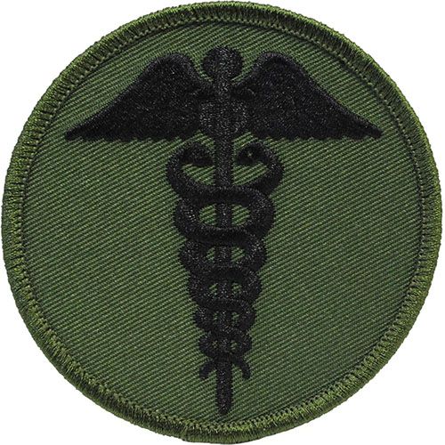 US Military Caduceus Medic Subdued Patch