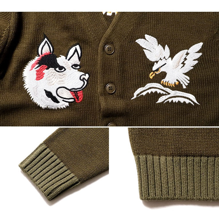 Houston Souvenir Alaska Cardigan Sweater