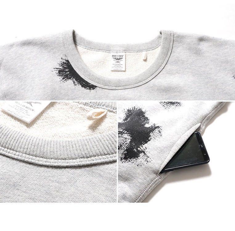 Houston German Snow Camo Crew Neck Sweater