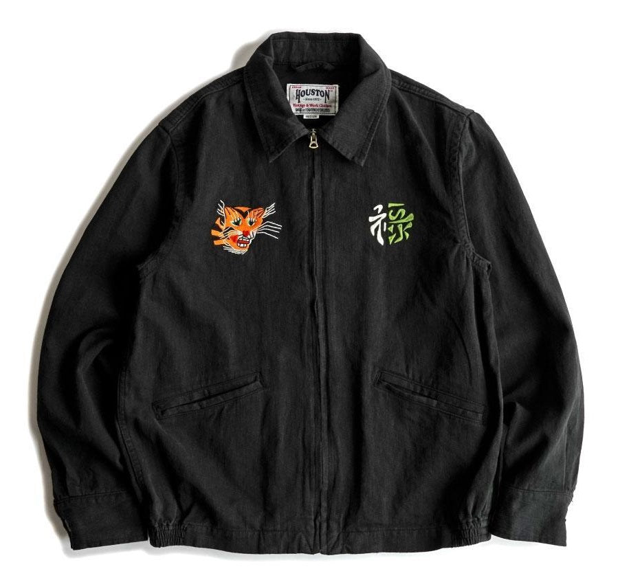 Houston Cotton Linen Vietnam Map Jacket