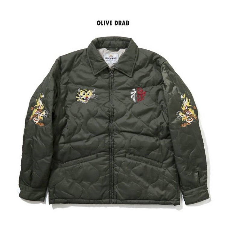 Houston US Military Style Vietnam Dragon Quilted Jacket (7103488032952)