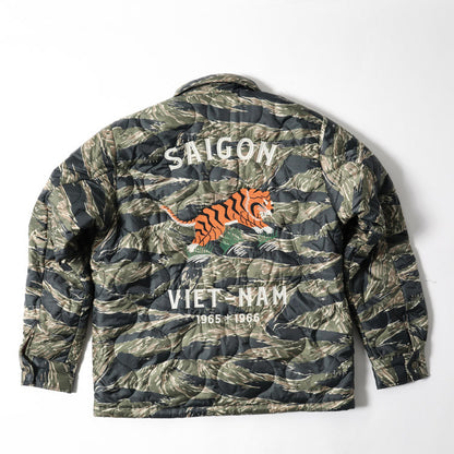 Houston Nylon Vietnam Tiger Quilted Jacket
