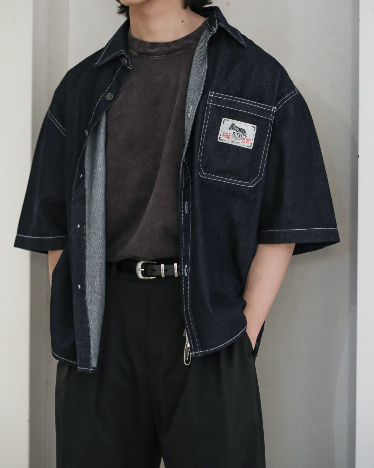 RTB Production Souvenir Denim Overshirt