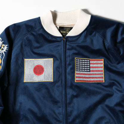 Houston Velveteen National Flag Souvenir Jacket