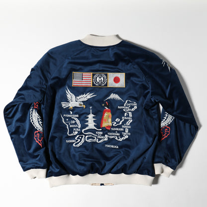 Houston Velveteen National Flag Souvenir Jacket