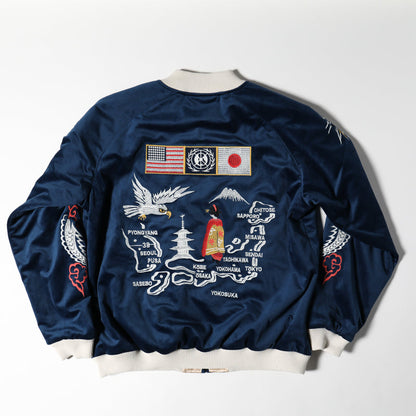 Houston Velveteen National Flag Souvenir Jacket