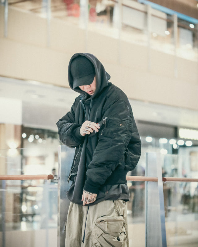 Qilo x Alpha Industries Official Collaboration MA-1 Bomber Jacket