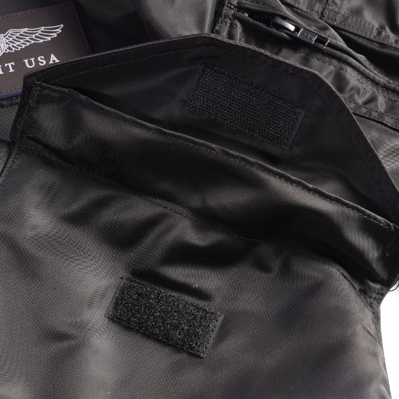 Cockpit USA Movie Hero Top Gun Black Stealth CWU Flight Jacket