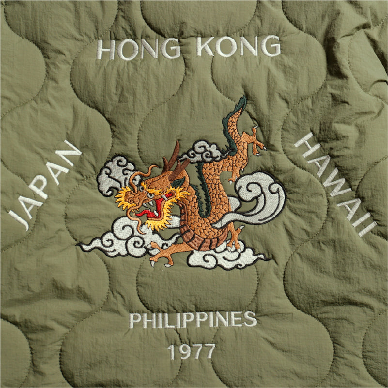 RTB Dragon Vietnam Souvenir Quilted Jacket