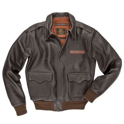 Cockpit USA Remember Pearl Harbor A-2 Leather Jacket (7103060574392)