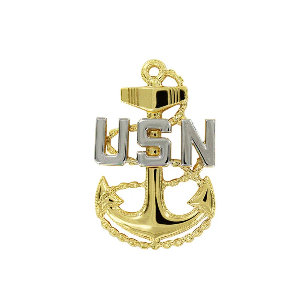 Cockpit USA Navy Cap E7 Chief Petty Officer Miniature Pin