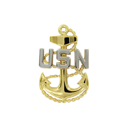 Cockpit USA Navy Cap E7 Chief Petty Officer Miniature Pin
