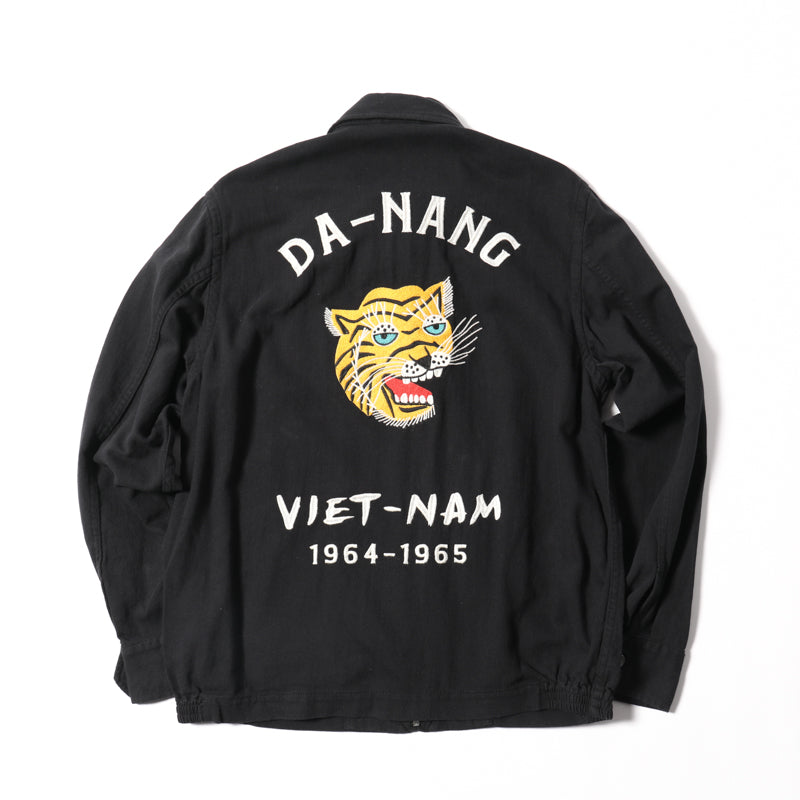 Houston Cotton Linen Vietnam Skull Tiger Jacket