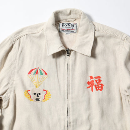 Houston Cotton Linen Vietnam Skull Tiger Jacket