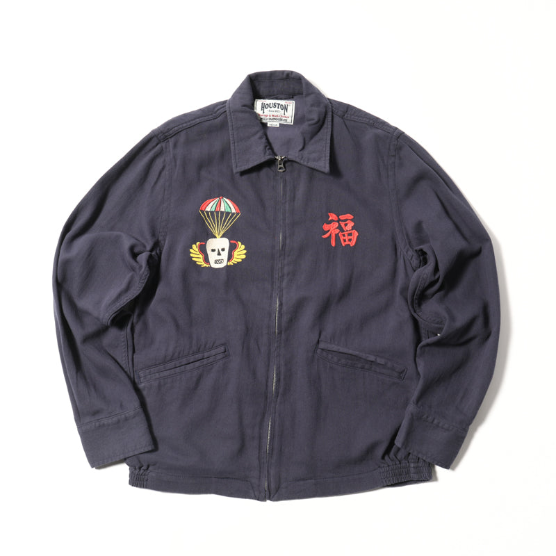 Houston Cotton Linen Vietnam Skull Tiger Jacket